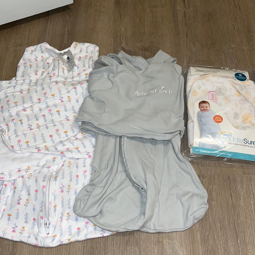 3 newborn swaddles
